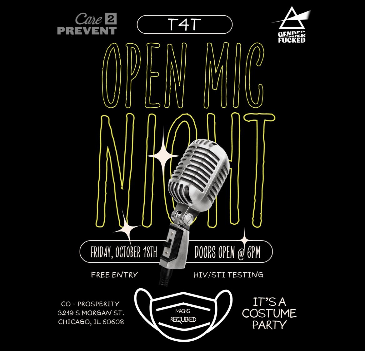 T4T Open Mic Night (Honoring Our Transcestors)