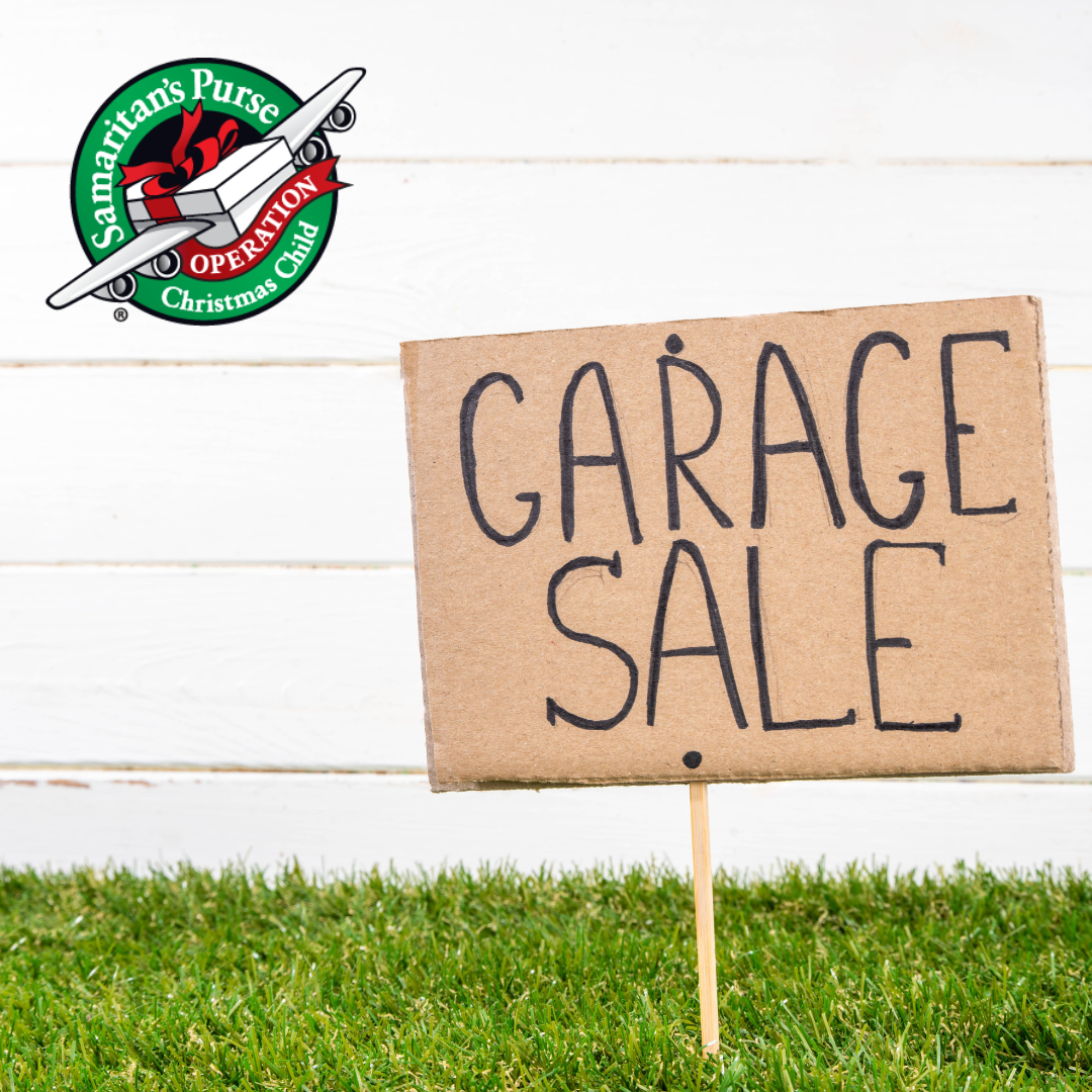 Church Garage Sale | Operation Christmas Child Fundraiser
