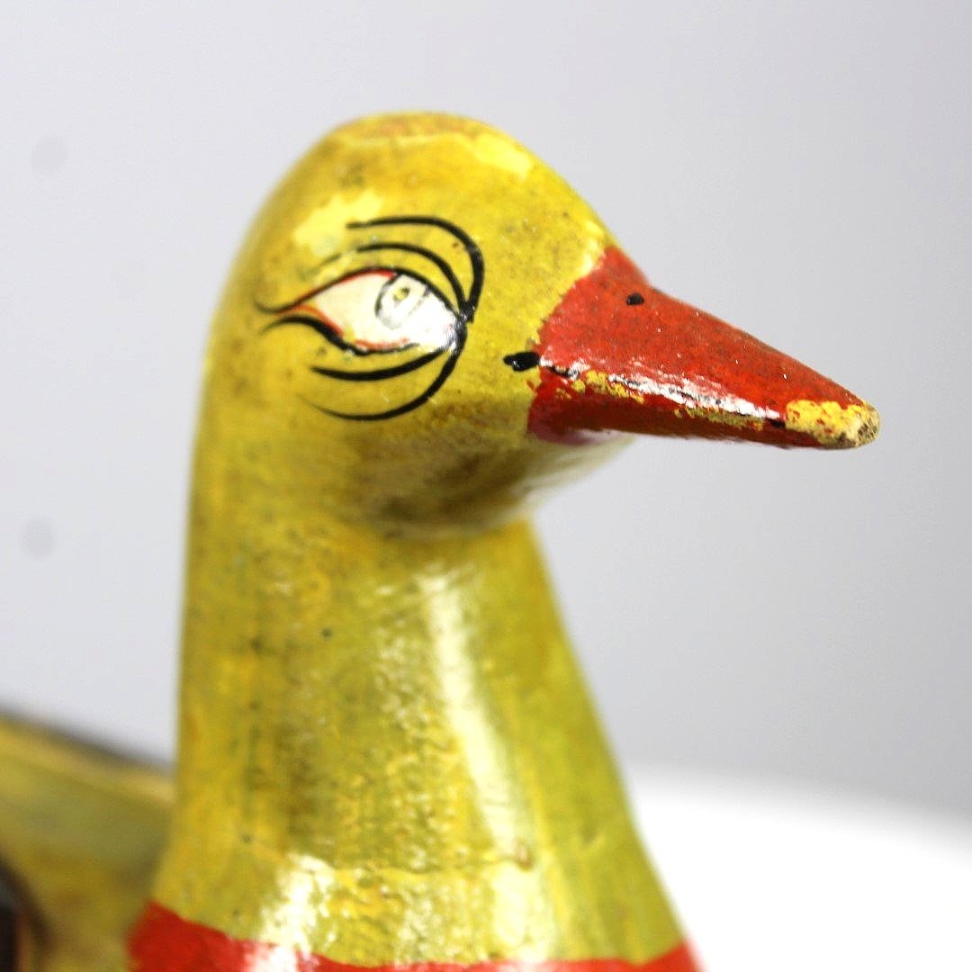 Vintage hand carved and painted decoy duck