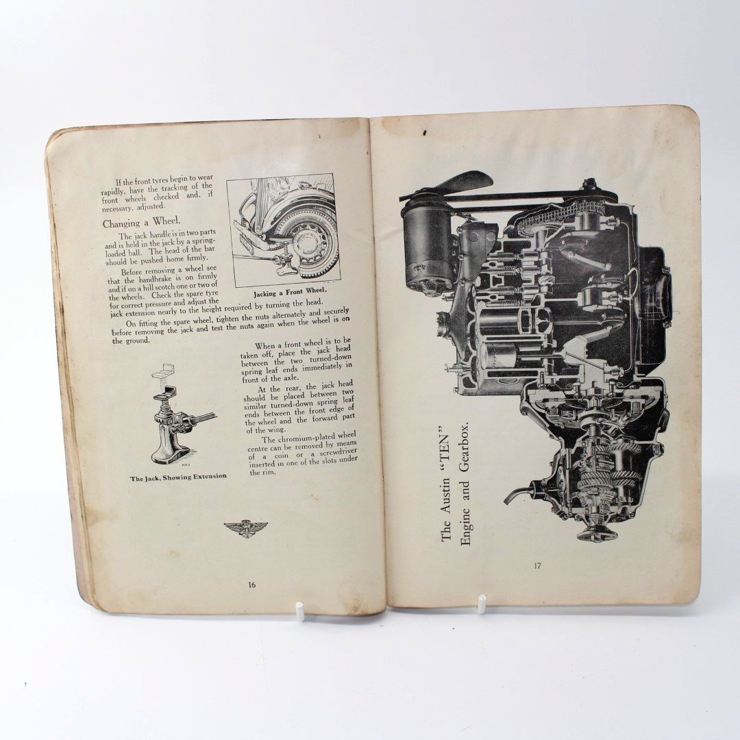 Austin 10 handbook May 1938 64 pages