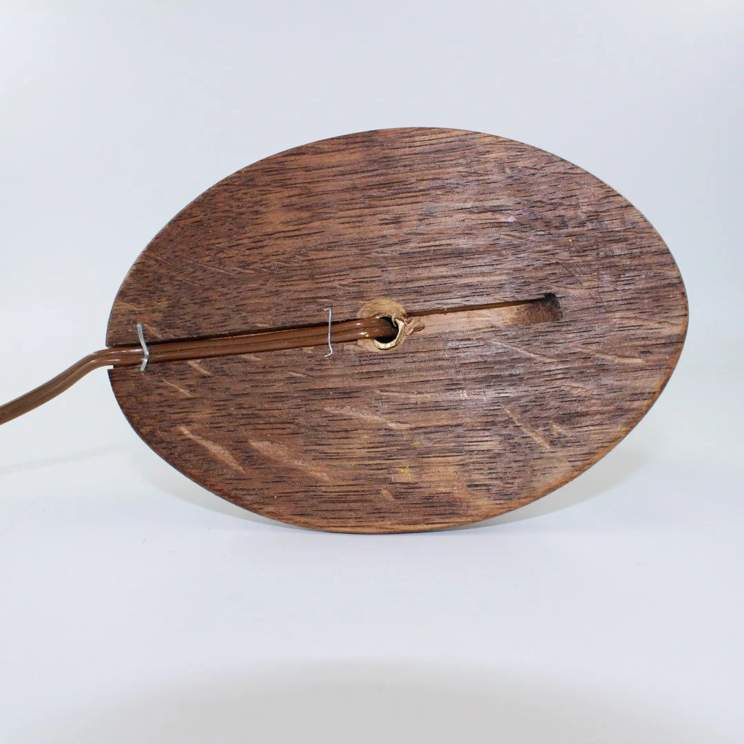 Late Victorian or Edwardian two hoof taxidermy table lamp