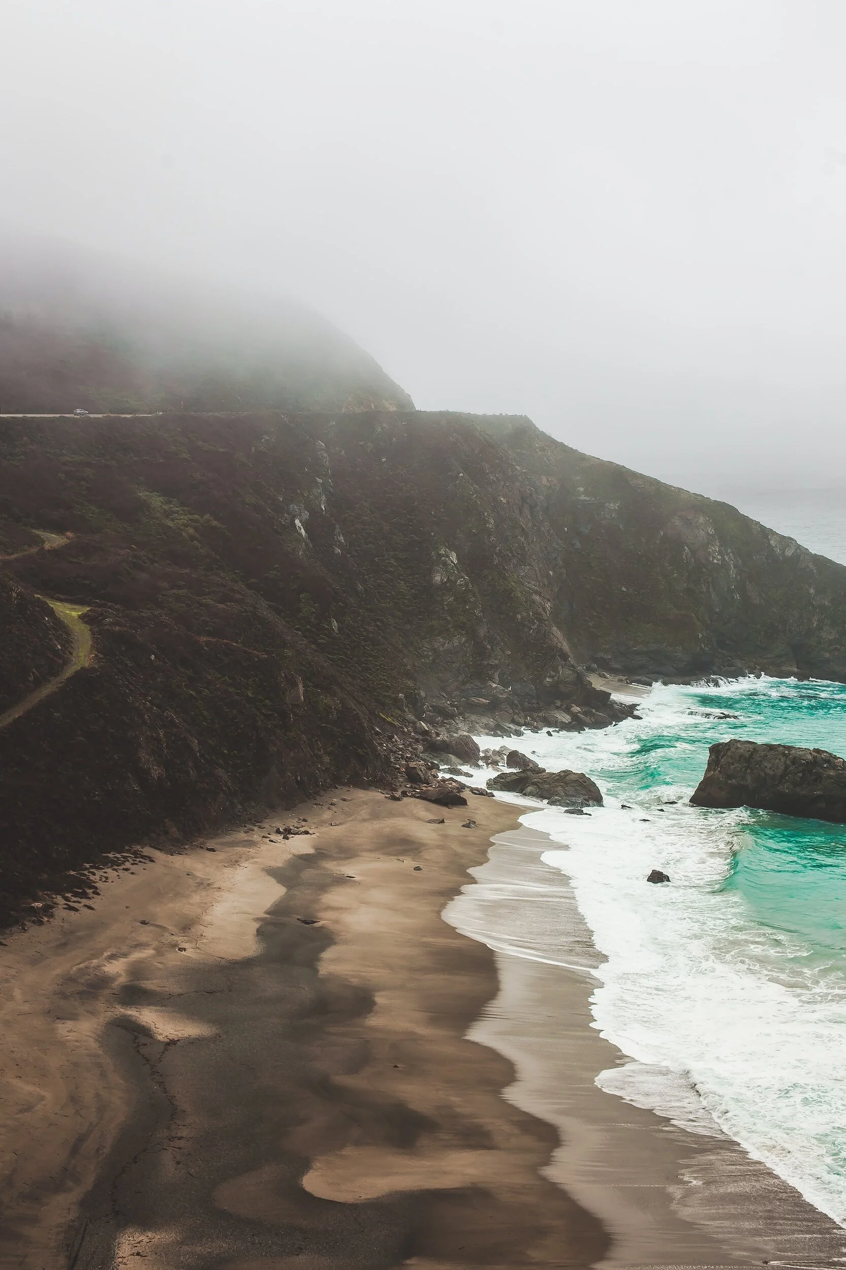 next to a quote by Prentis Hemphill, a photograph of the California Pacific Coast