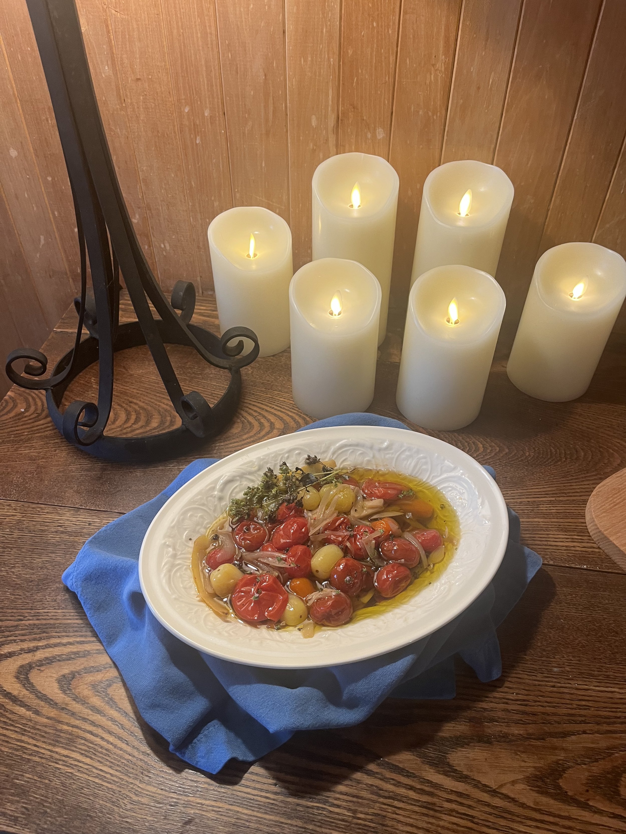 confit cherry tomatoes