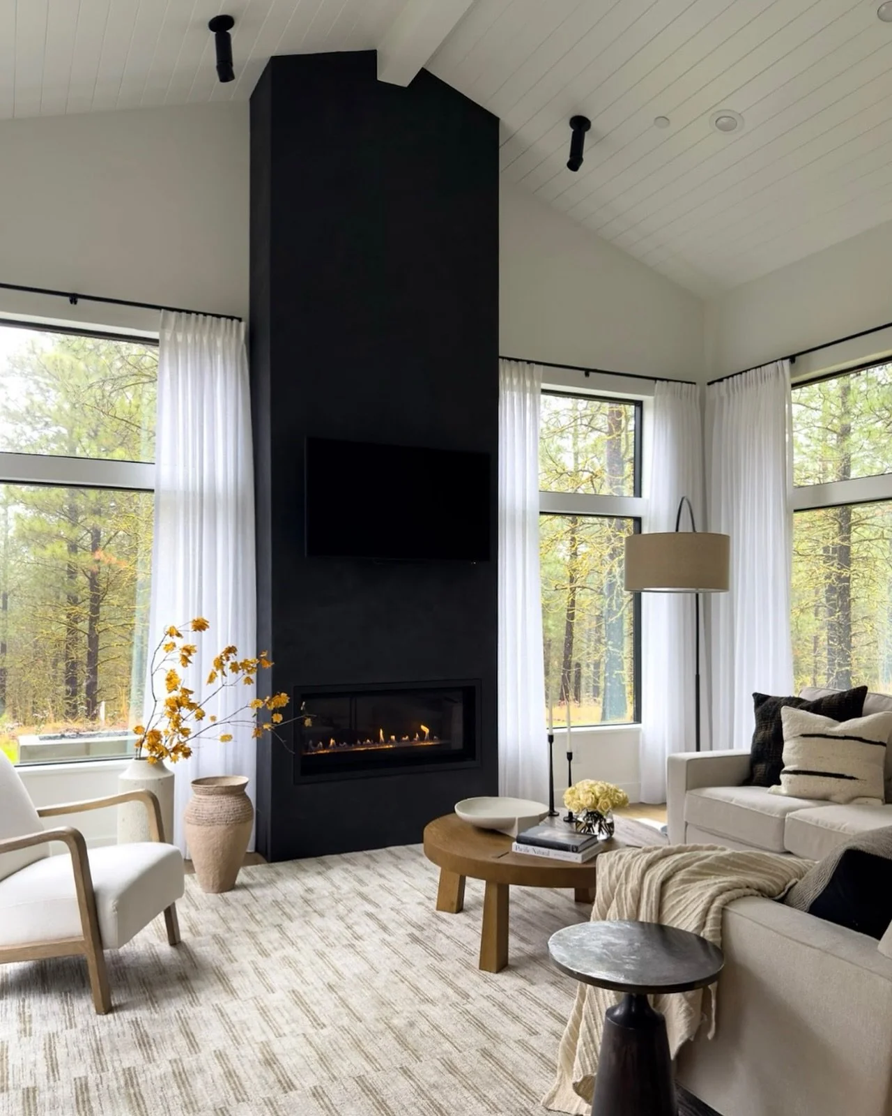 Sneak peek of our Gold Nugget living room. #crappyiphonepic