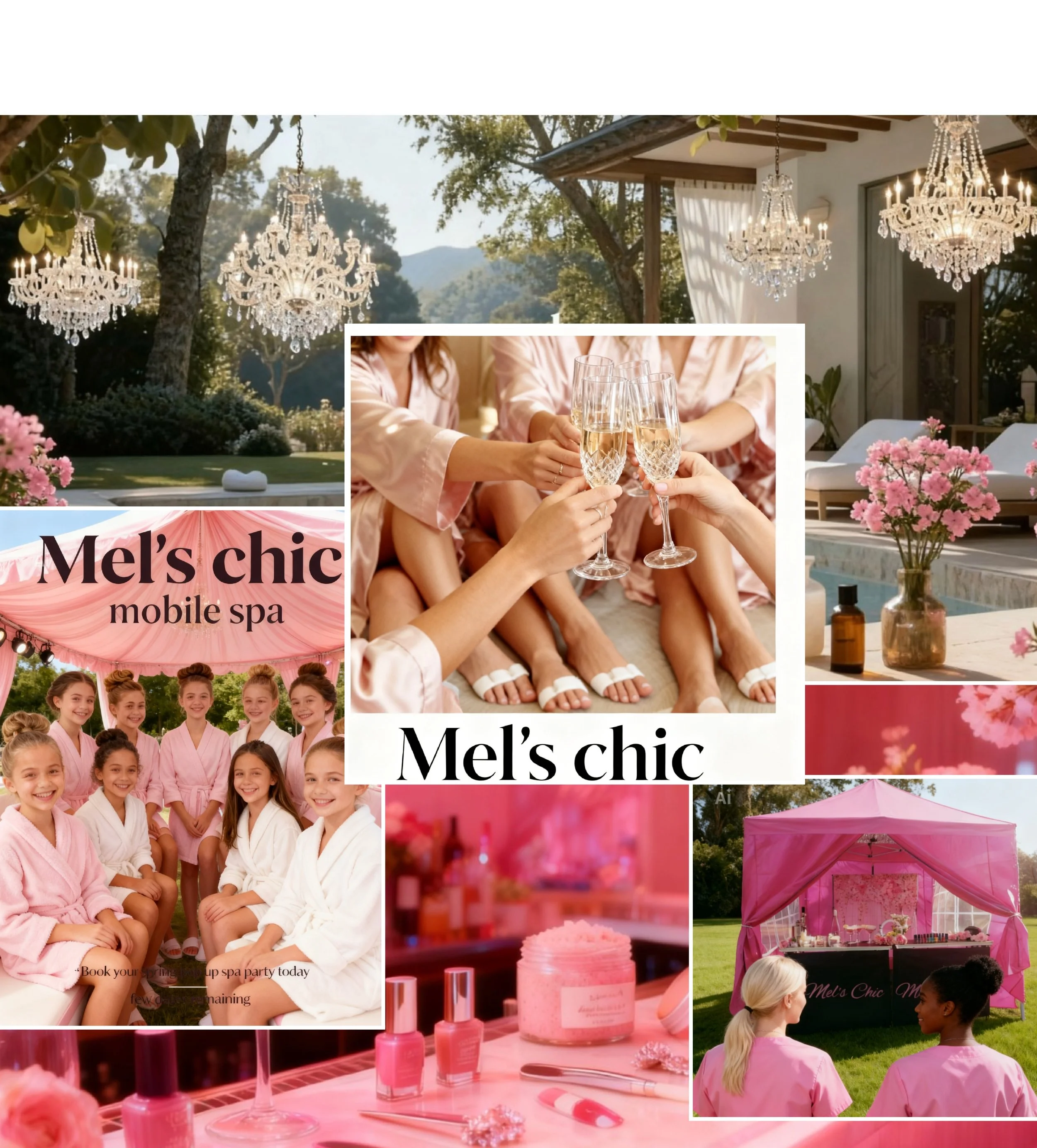 Mel's chic  Creme-de-la-creme Bachelorette package (out of town venues)
