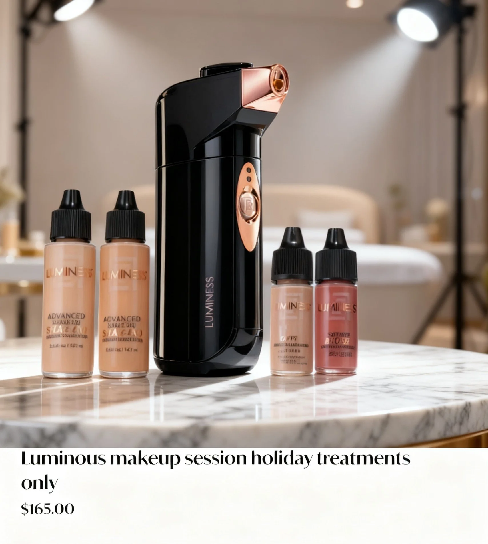 Luminous makeup session treatments only