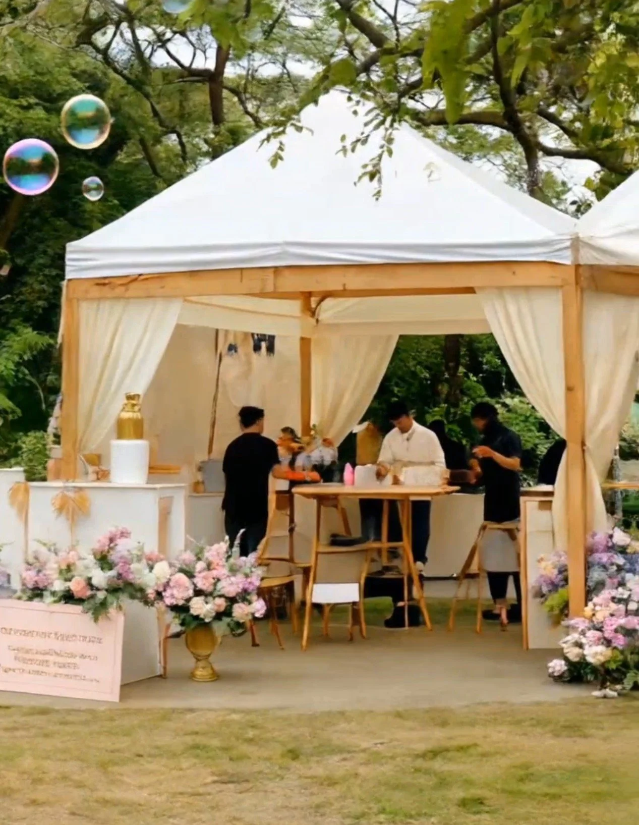 Mel's chic pop-up spa party  ( without spa Boxes).