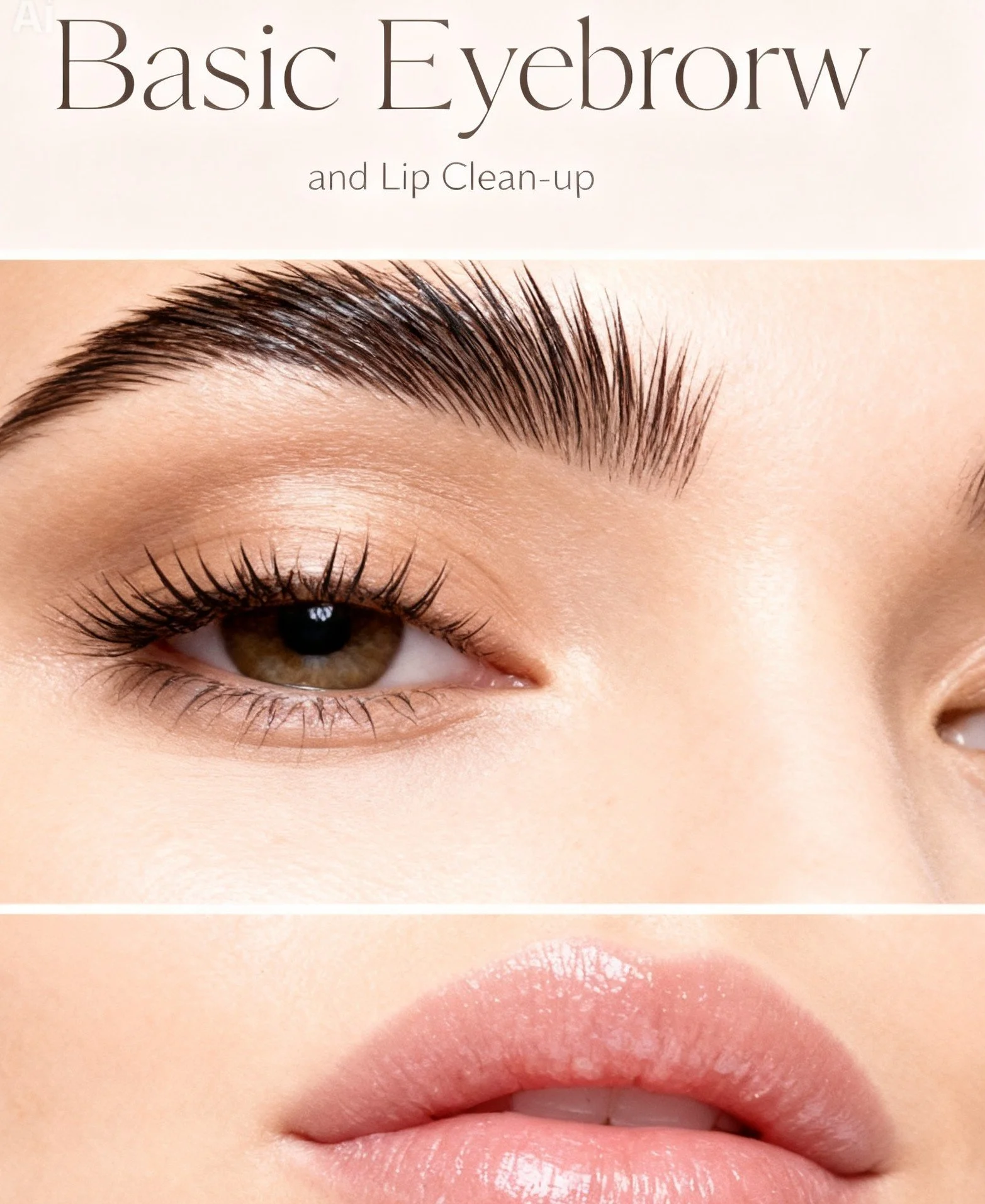 Mel's chic Express & Eye brow  clean up with lip wax