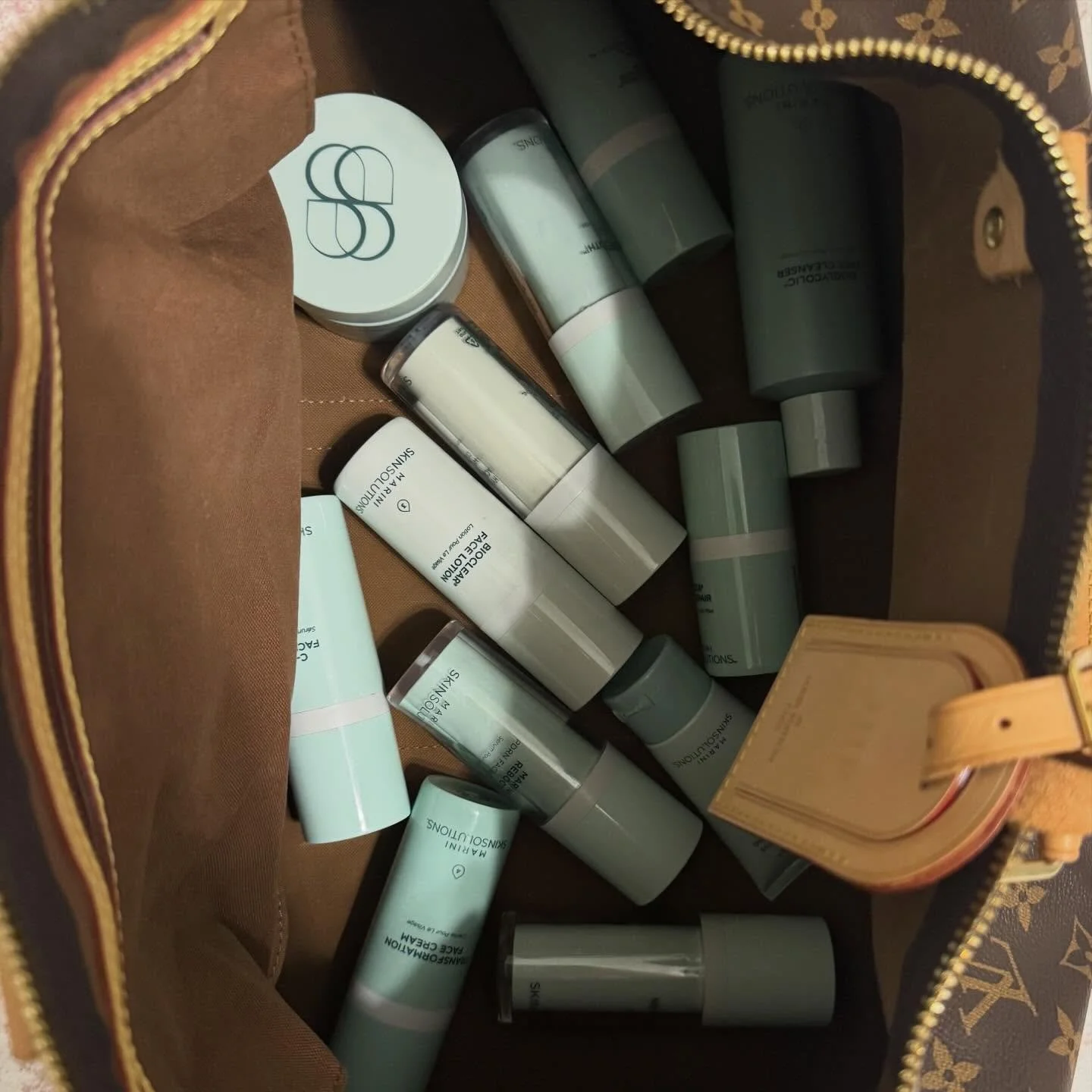 Spring break/ summer plans? Your skincare should travel just as well as you do ✨🧳

@mariniskinsolutions are my essentials I rely on for hydrated, protected, glowing skin wherever I go.

Glowing skin isn&rsquo;t about doing more it&rsquo;s about doin