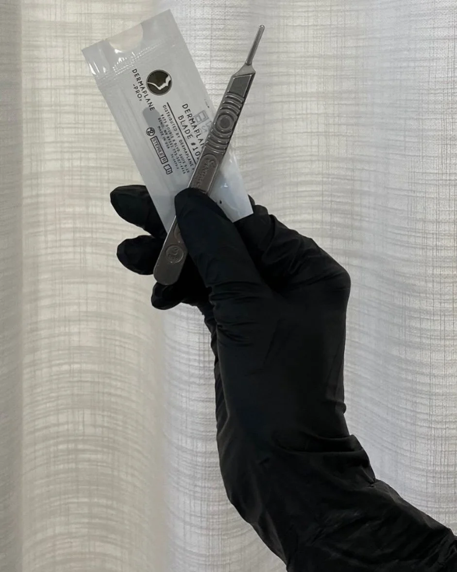 Gloves aren&rsquo;t optional they&rsquo;re part of proper professional skincare.

Wearing gloves during dermaplaning helps maintain sanitation, reduce cross contamination, and protect both the client and provider throughout the treatment. 

Because h