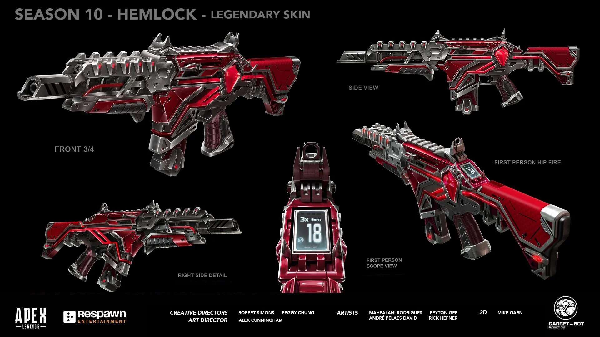 Cardiac Assault Legendary Hemlock Skin — Rick Hefner Design