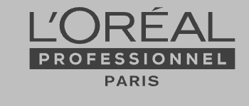 L'Oréal Professionnel Paris logo in black and gray text.