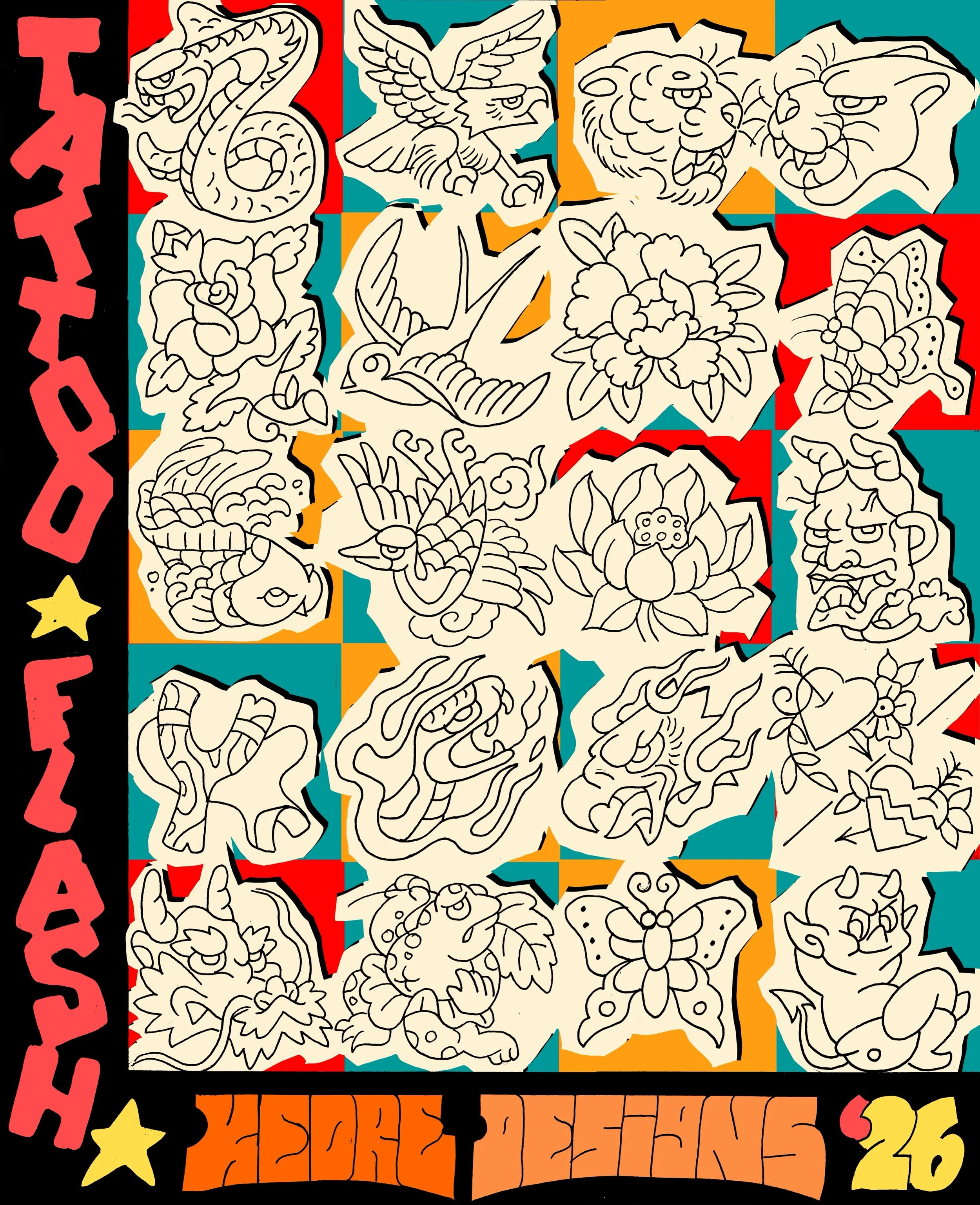 $50 flash for FLYBY50 🤎 by @kedredesigns 👈🏾
Traditional hand drawn bangers, made to last for weekend May 16&ndash;17 💥

Event details:
&bull; $50 each (repeatable)
&bull; up to 3 inches
&bull; black linework
&bull; arms &amp; legs placement only
