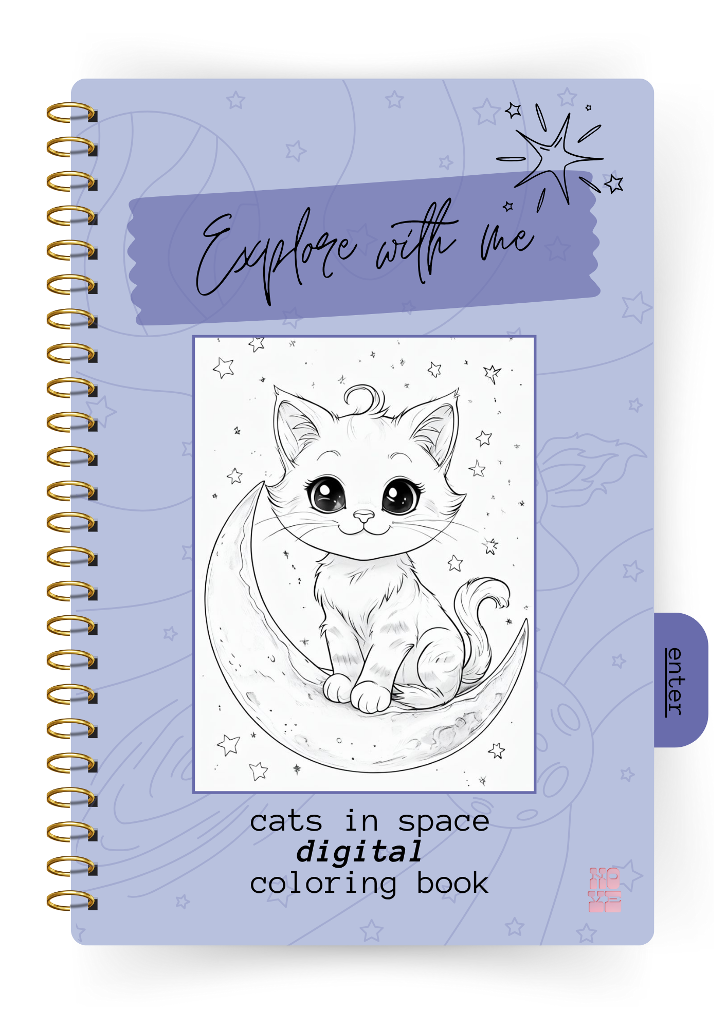 Garden with me Chibi Girl Digital Coloring Book (3).png
