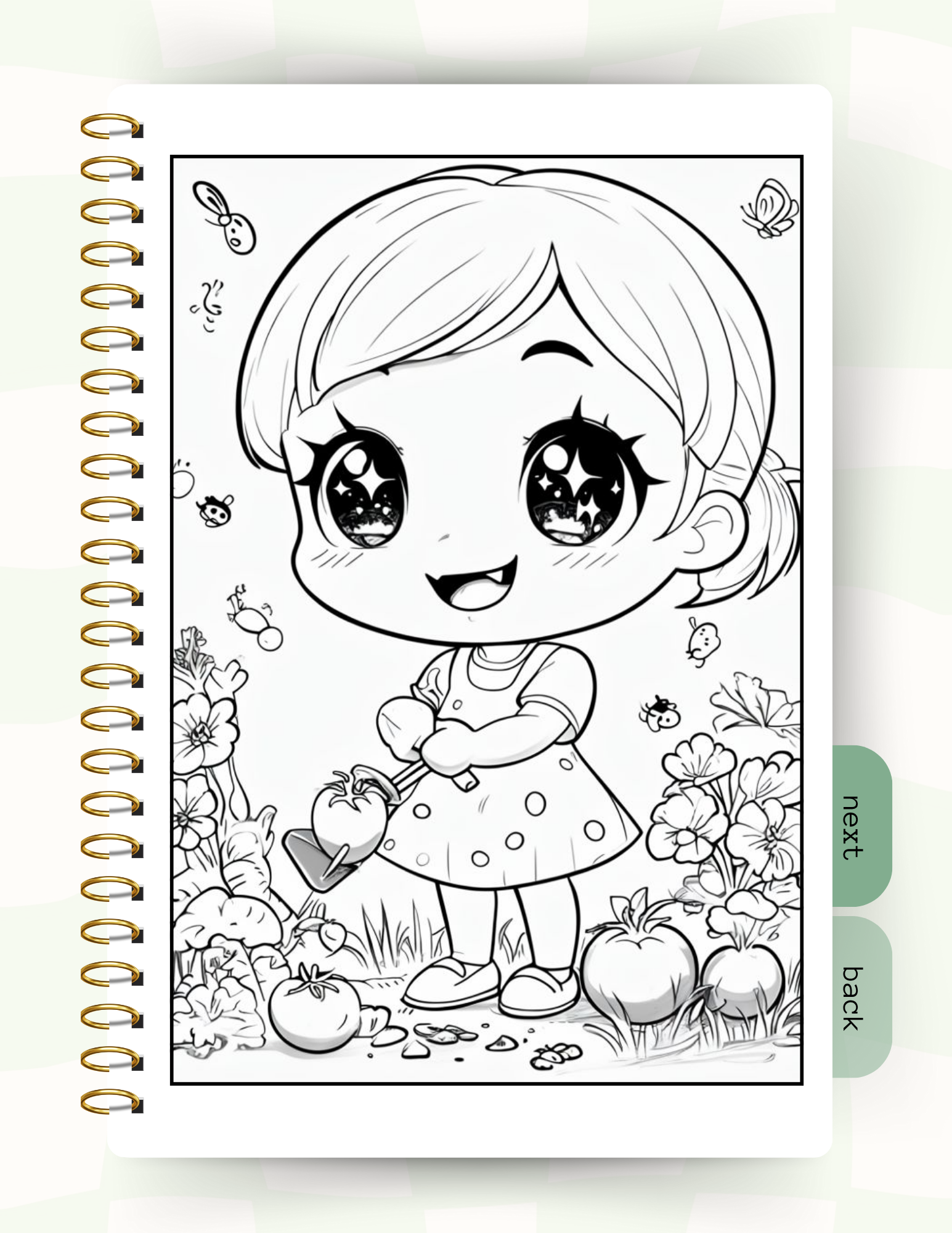Garden with Me Chibi Girl Digital Coloring Book US L.png