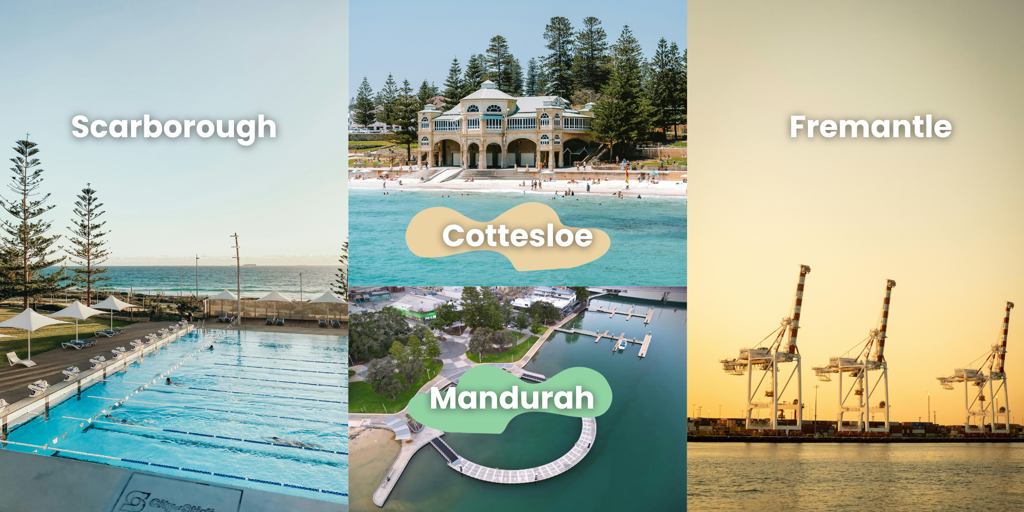 Perth Airbnb Suburbs Fremantle Scarborough Mandurah Cottesloe