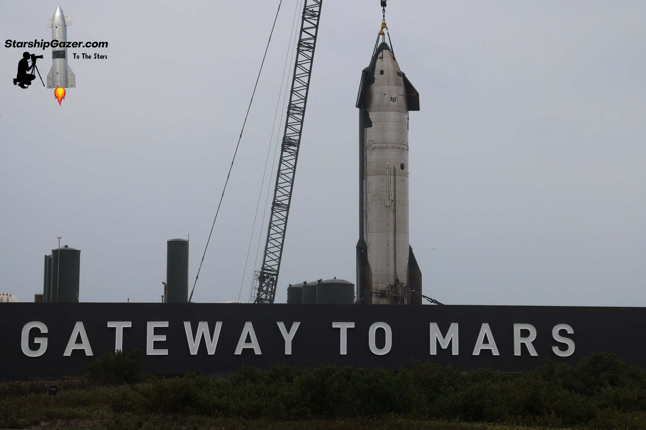 Ship 28 es transportado al área de lanzamiento