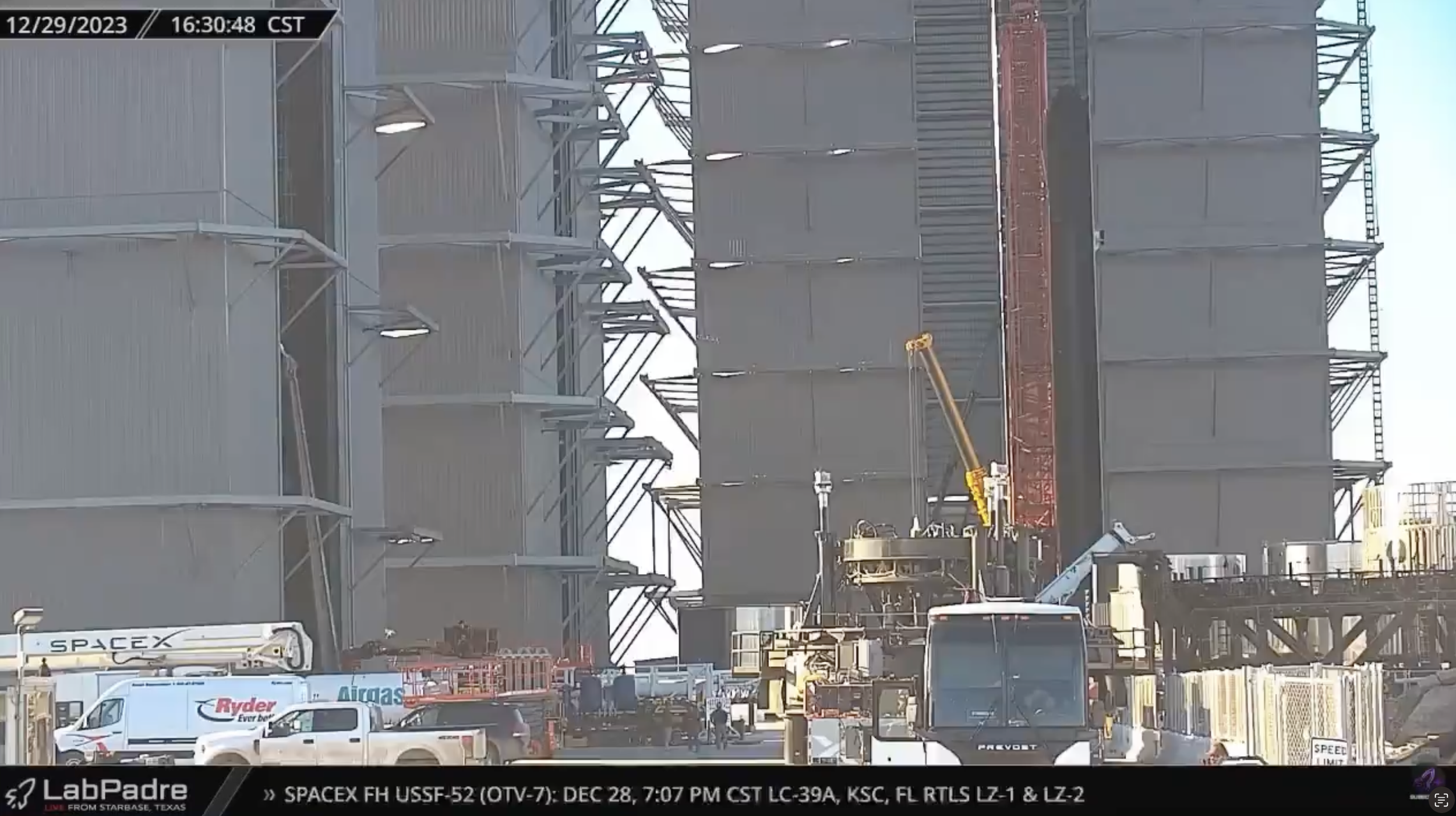 Ship 29 es movido a Mega Bay 2