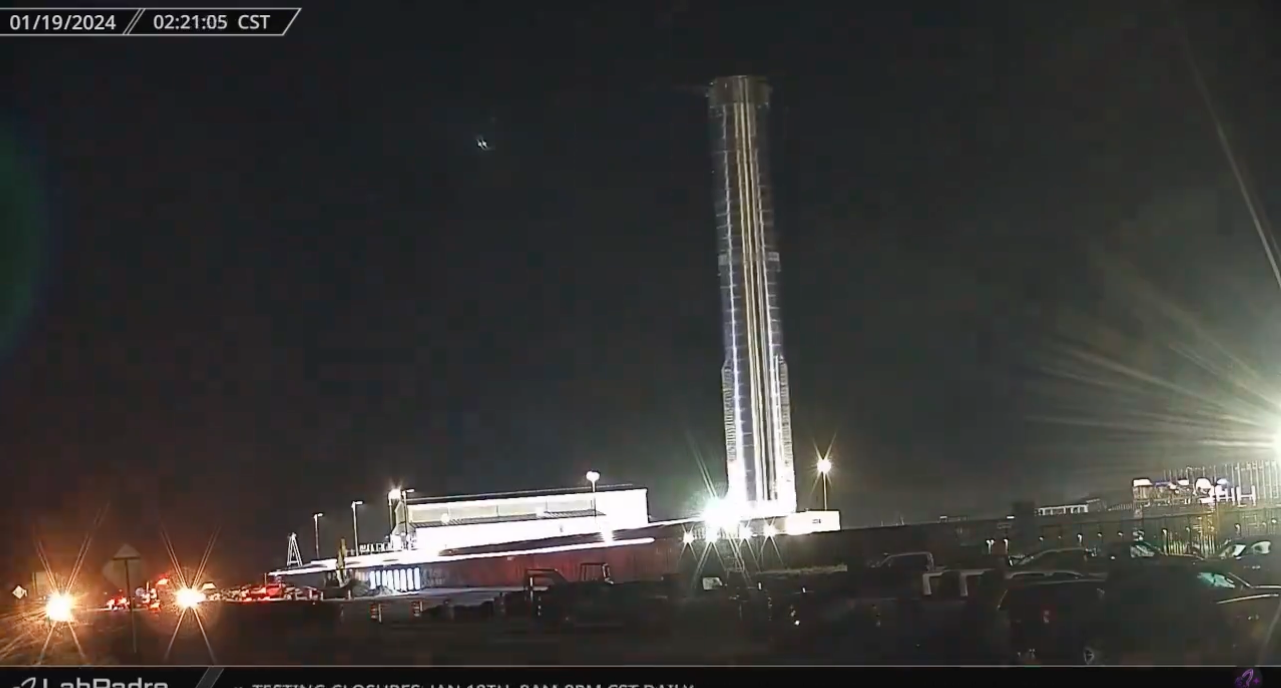 Booster 12 es transportado al área de Sanchez