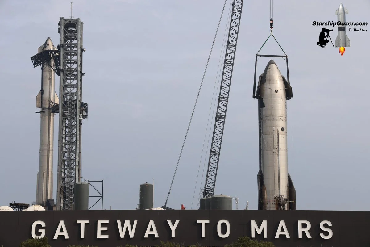 Ship 29 es trasladado al área de lanzamiento