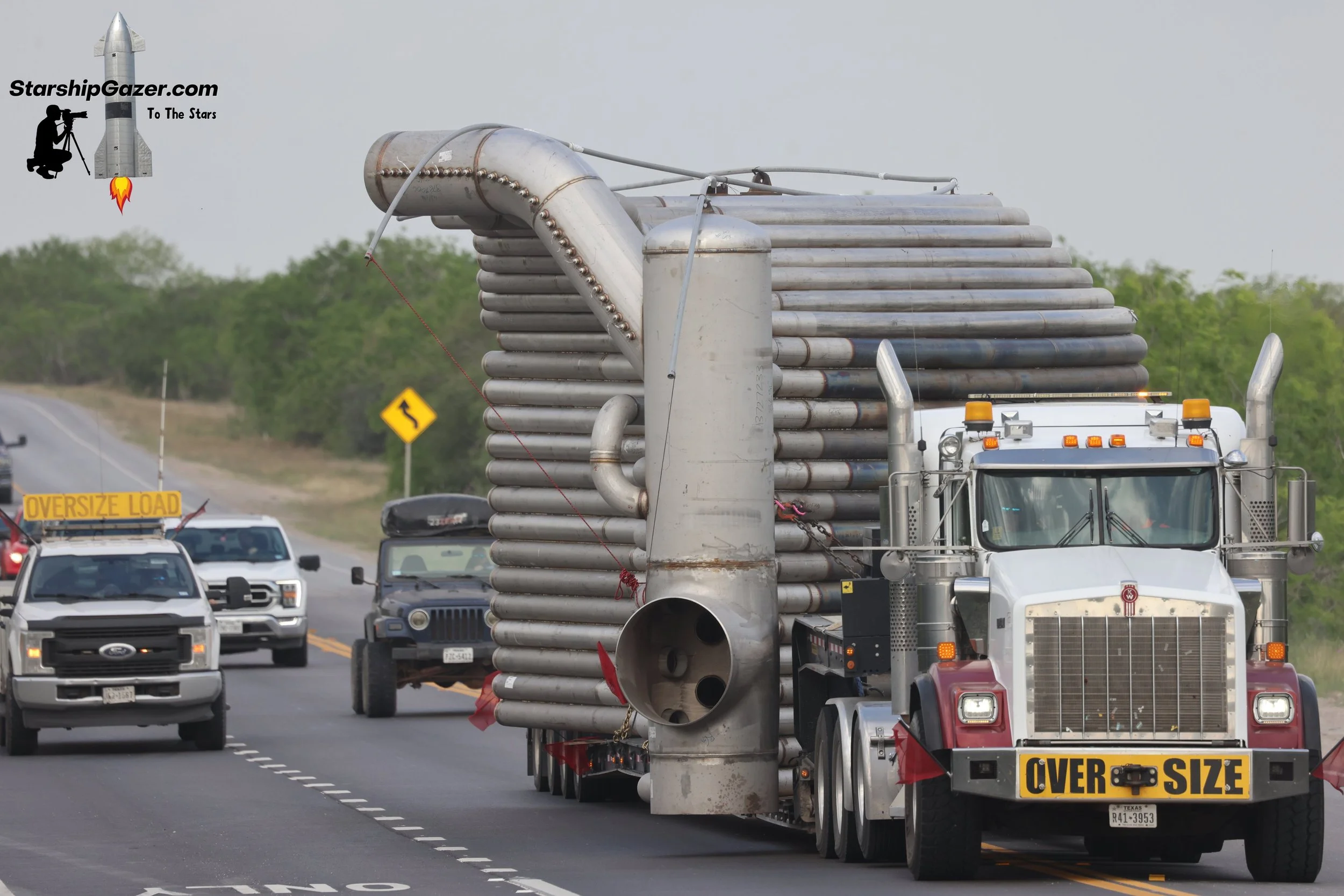 Parte del deflector de llamas de Massey