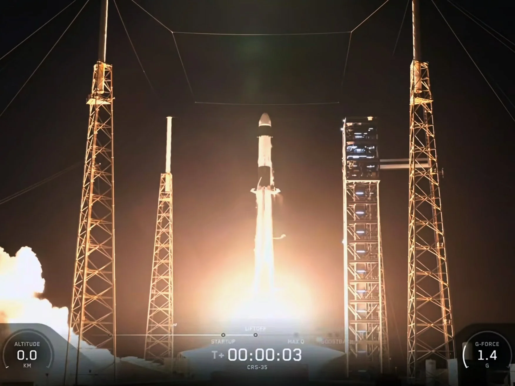La Dragon CRS-35 ya viaja a la ISS con los últimos paneles iROSA