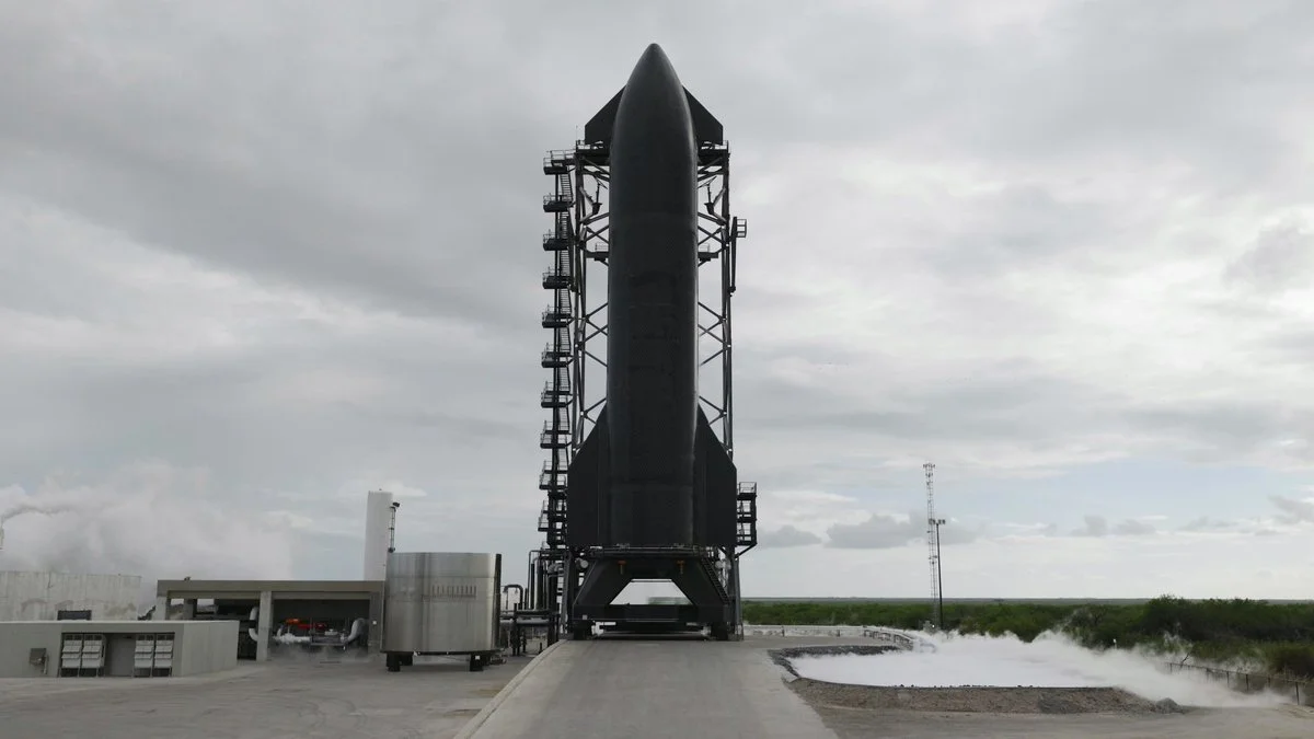 Ship 42 encendido estático vuelo 15 SpaceX