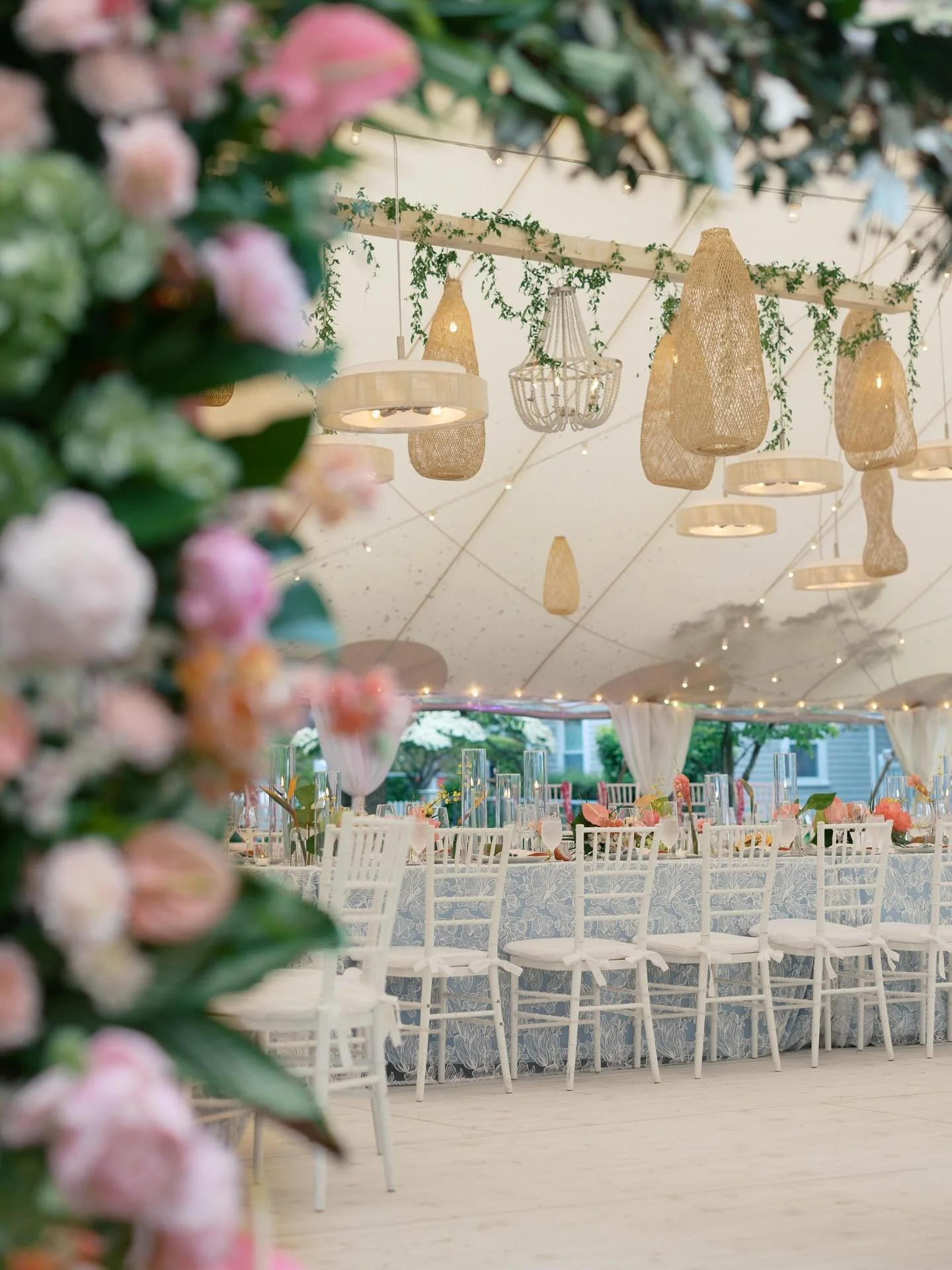 A Martha&rsquo;s Vineyard celebration we&rsquo;ll never forget: bringing two islands together as one! We used tropical florals and airy textures, and that coastal light woven in made for an unforgettable summer day for D+P.

Wedding Design and Planni