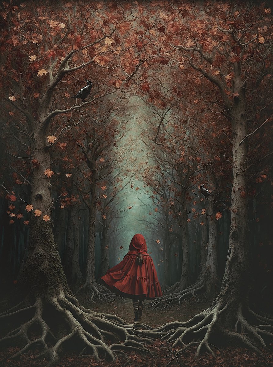 Red Riding Hood in the Forest Web.jpg