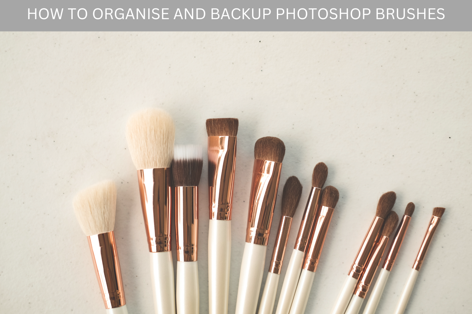 How to Organise and Backup Photoshop Brushes - Video