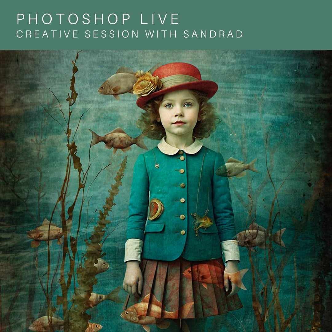PHOTOSHOP LIVE - Creative Session with SandraD|Evening Session