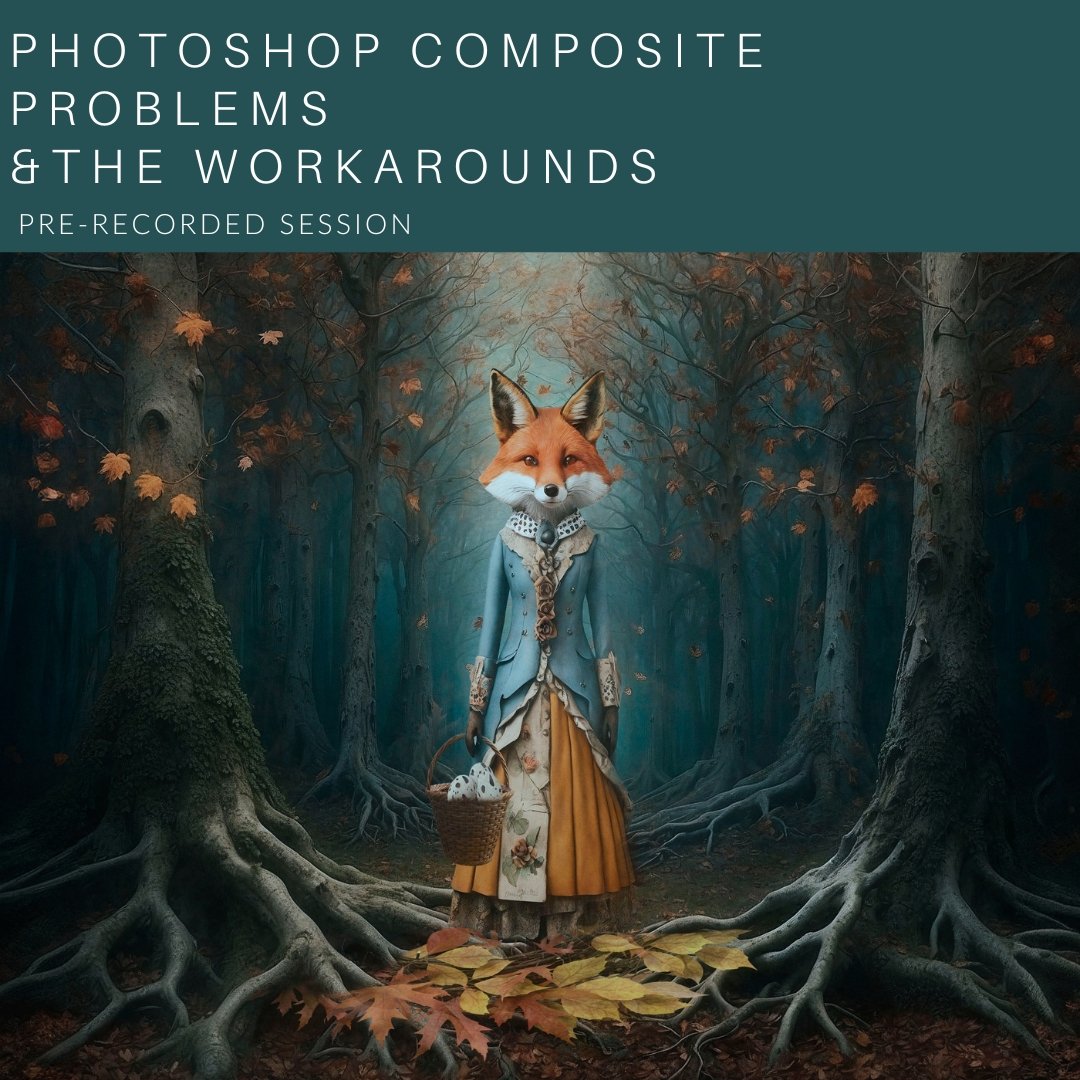 PHOTOSHOP COMPOSITE PROBLEMS &amp; THE WORKAROUNDS - Pre Recorded