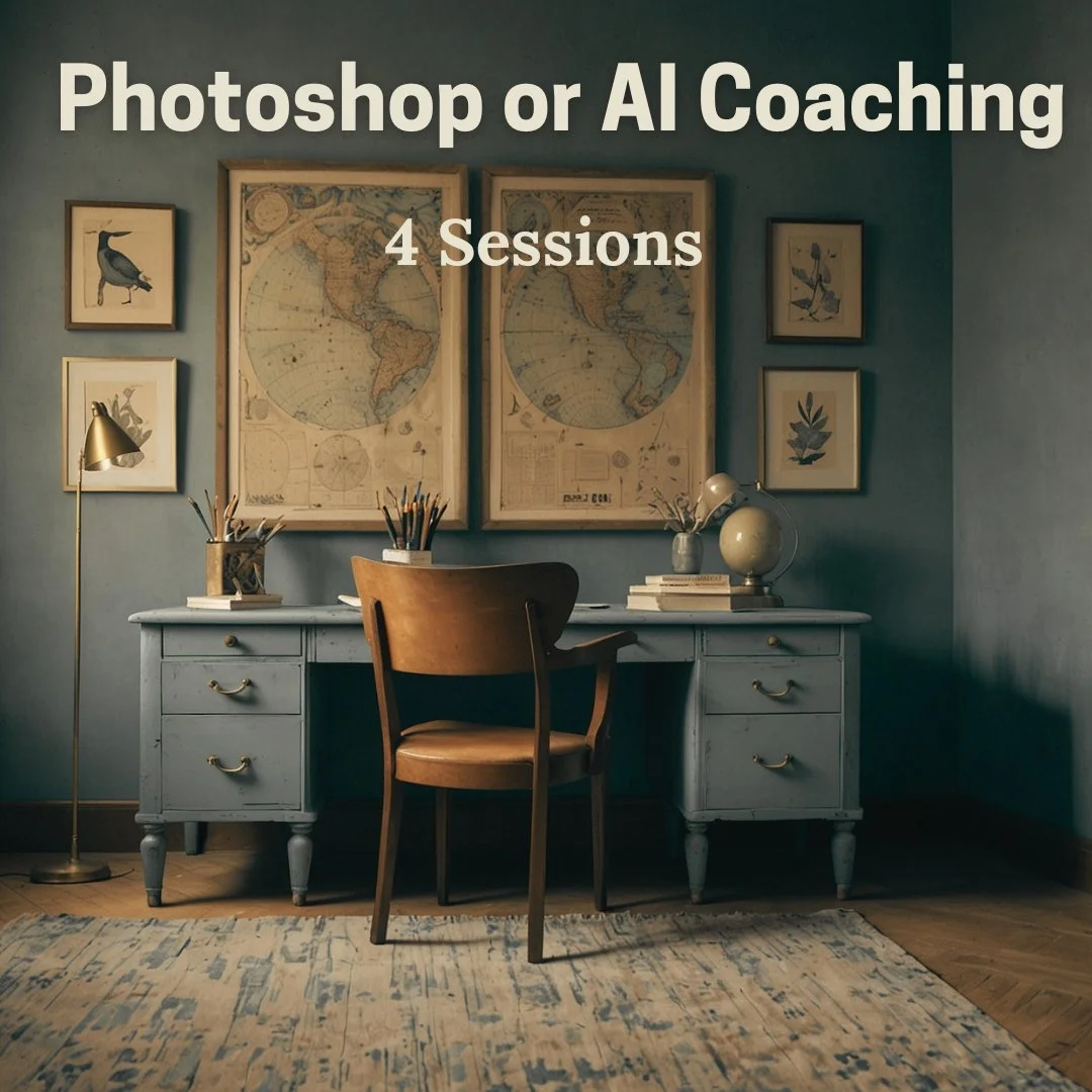 Photoshop or AI Coaching— 4 Session Package (4 x 1 Hour)