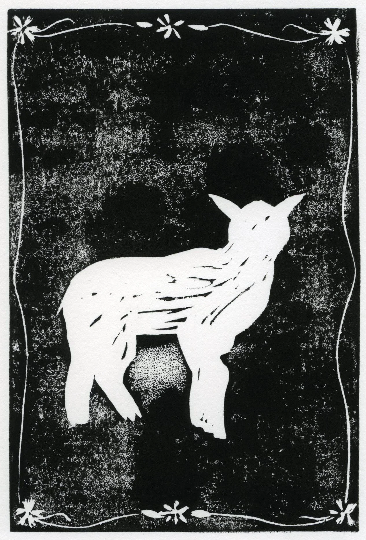 Lamb, 5x7 Print