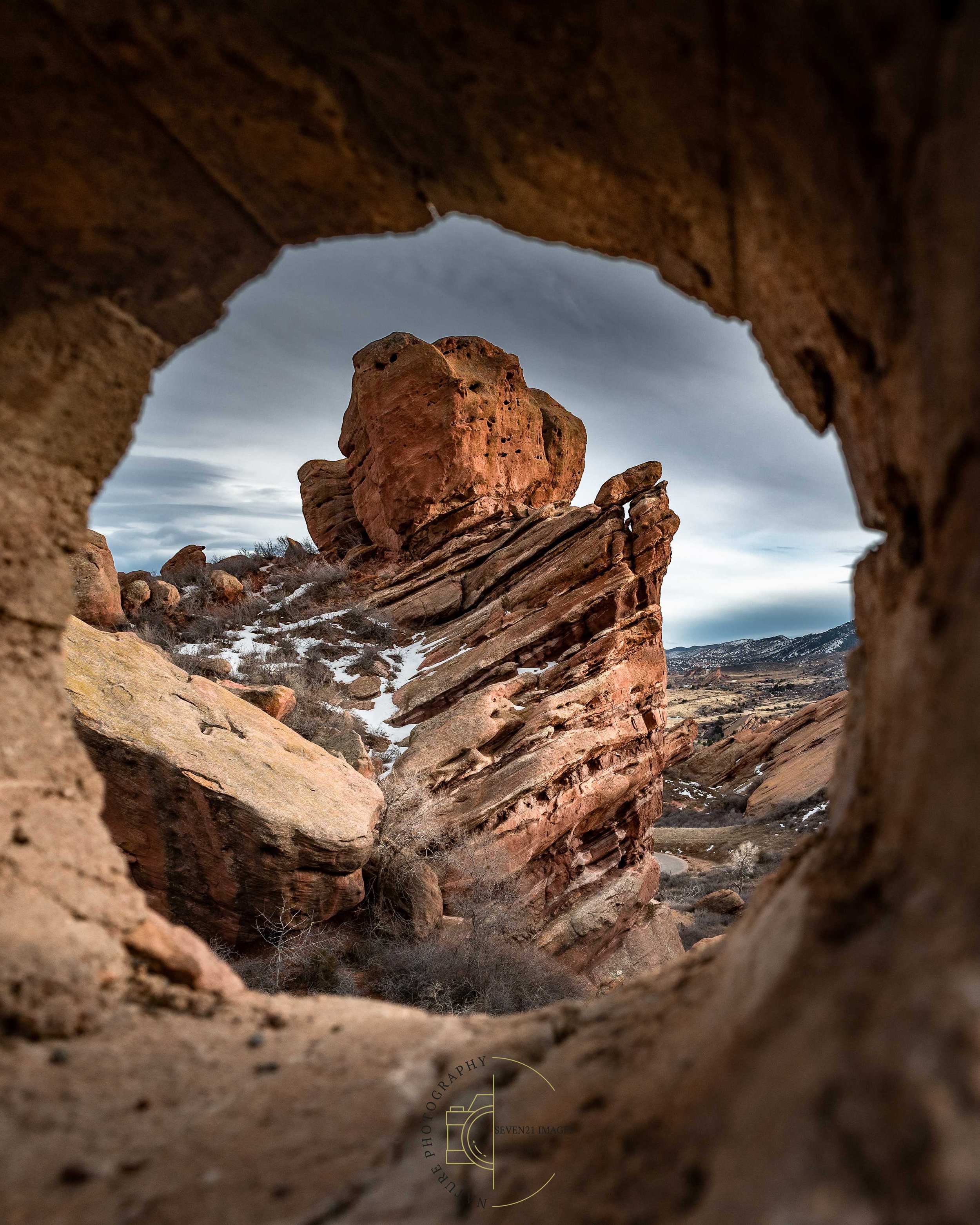 Picnic Rock sits just outside the Trading Post at Red Rock Park and Amphitheater