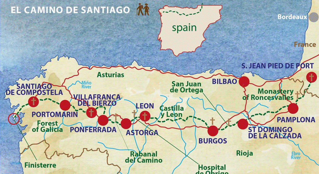 Camino de Santiago de Compostela - The Way of St. James