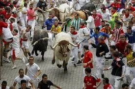 Running of the Bulls in Pamplona