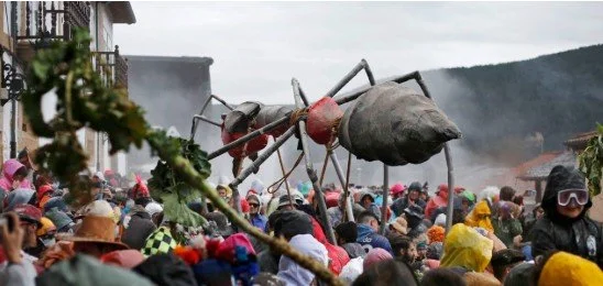 Laza, Galicia, Spain’s Ant-Throwing Festival