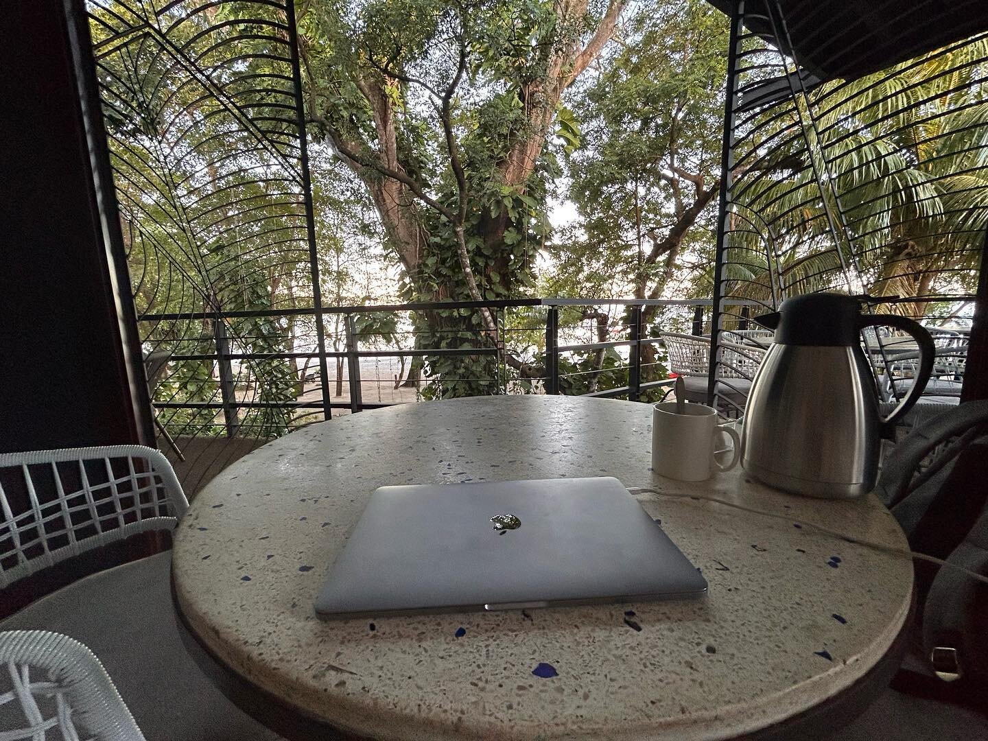 6:30am. Hermosa Beach, Costa Rica.
Time to get into a bit of PECO planning done for the year ahead. Enjoying my very-temporary office with a view.