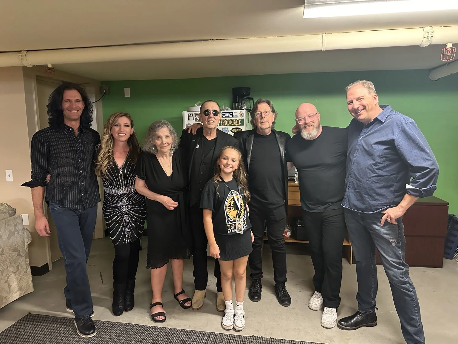 David Surkamp with a group of friends and fellow musicians.
