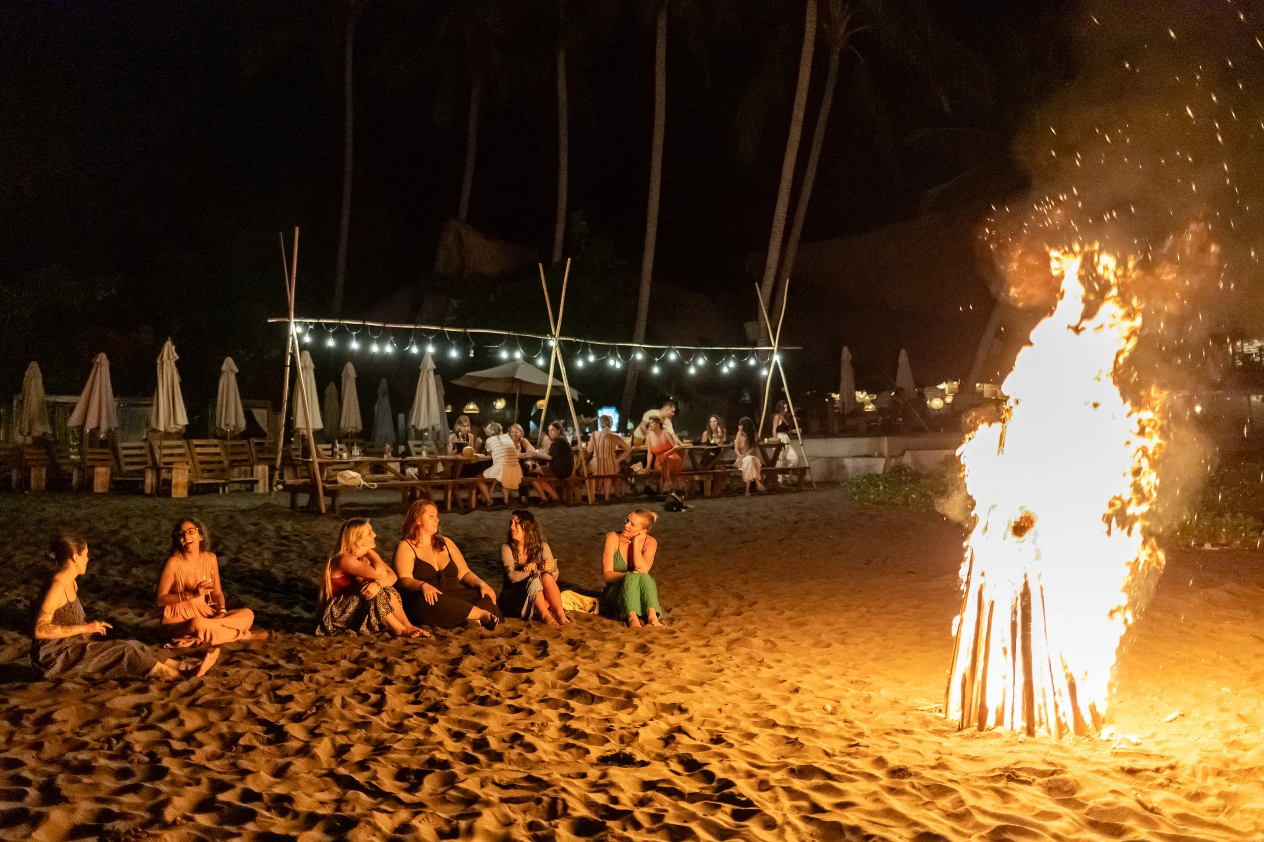 Oceanside fire rituals