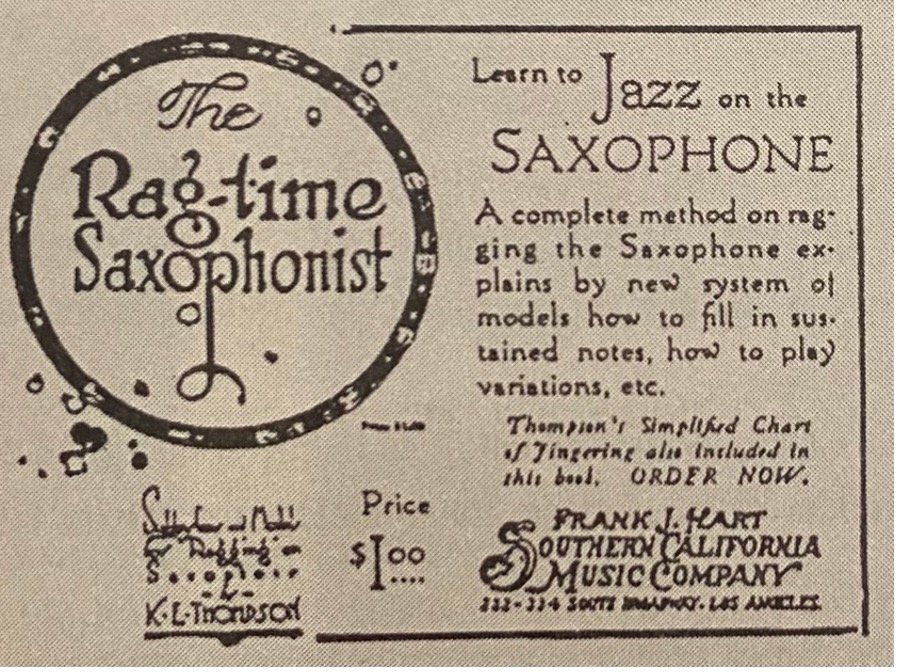 Metronome Orchestra Monthly 36, no. 11 (November 1920): 75, from Whiteoak, Playing Ad Lib, 169.