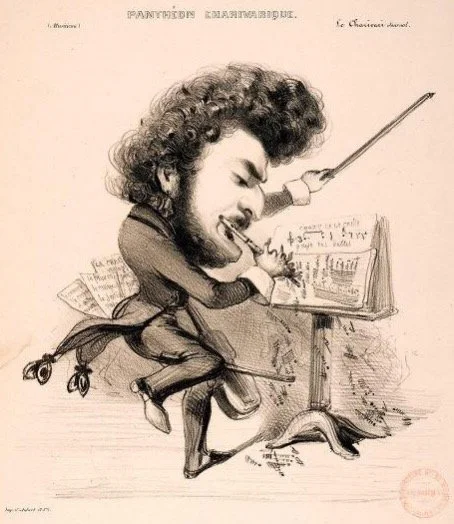 Benjamin Roubaud, ‘Le Panthéon charivarique’, Le Charivari, c. 1840. Bibliothèque nationale de France