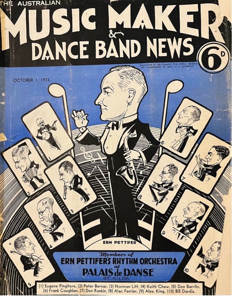Australian Music Maker & Dance Band News, 1 October 1933, 1.
