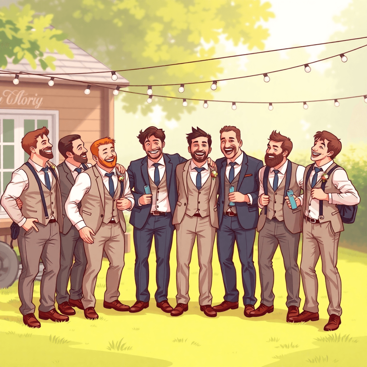 Groomsmen Photos That Don’t Feel Like a Sports Team