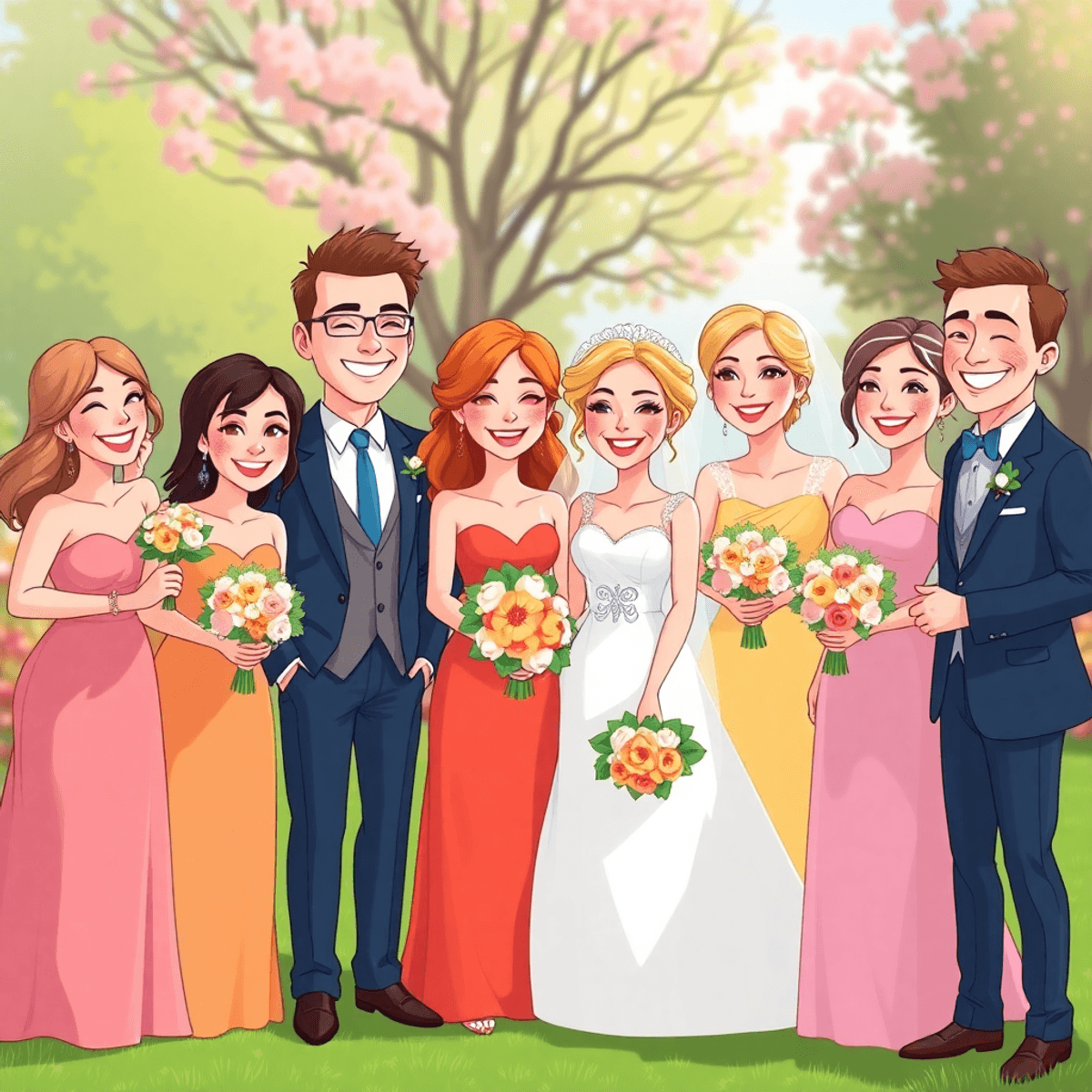 Prepping Your Bridal Party for Group Photos That Stand Out from the Crowd