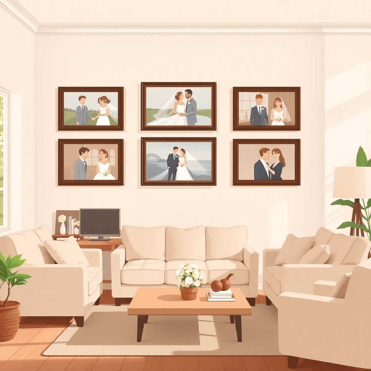 Where to Hang Wedding Photos (So You’ll See Them Daily)