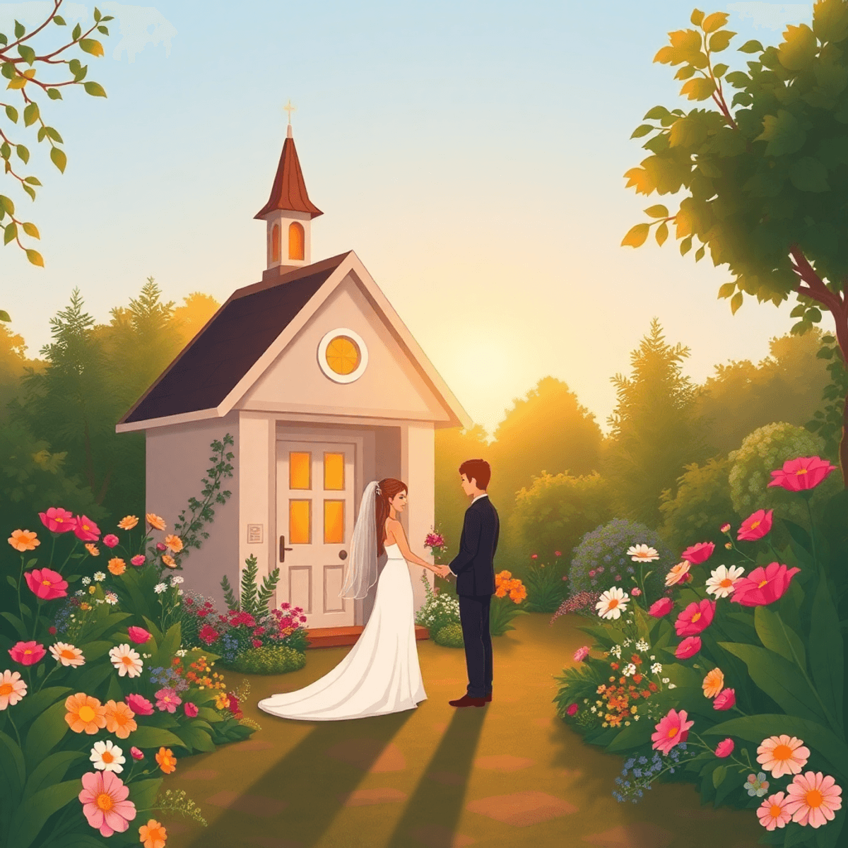 How to Plan a Beautiful Elopement at Storybook Chapel in St. Jacob, IL