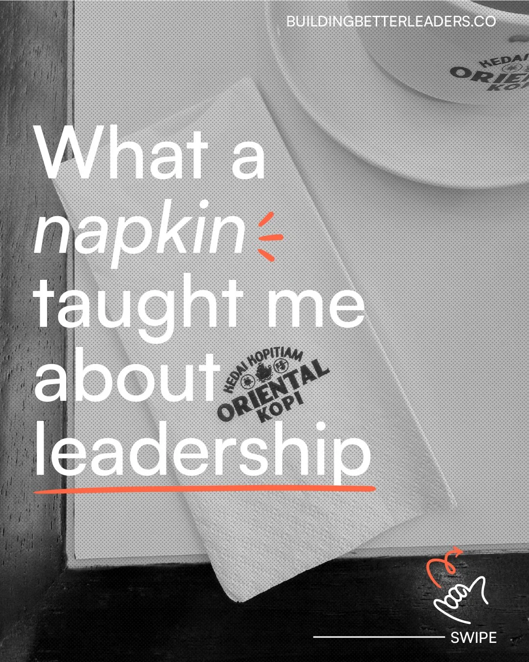 What a napkin taught me about leadership