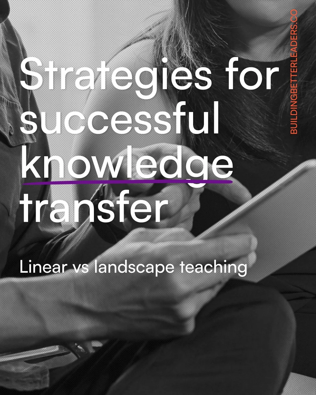 How to transfer knowledge effectively to juniors